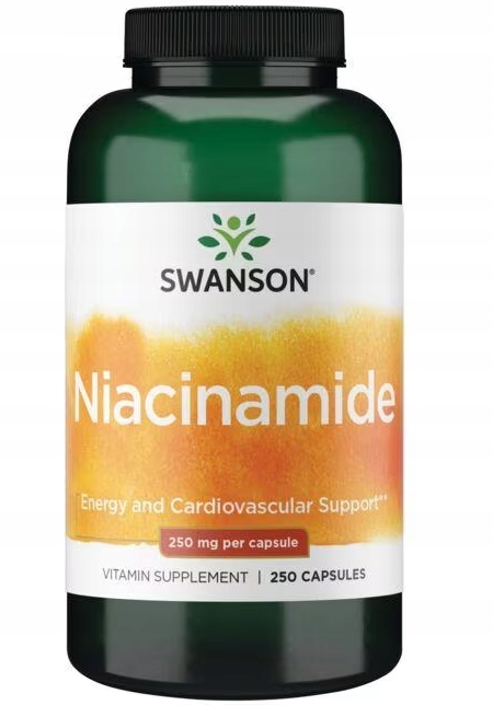 Swanson Niacinamide 250mg 250kaps NIACYNAMID NIACYNA B-3