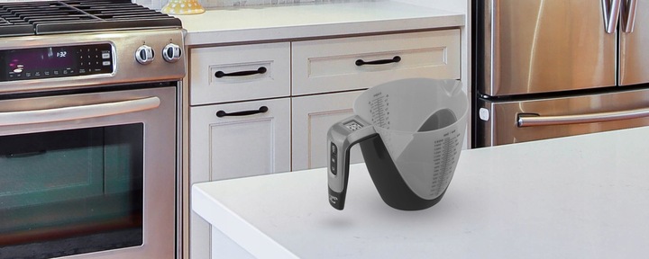 PRECYZYJNA WAGA Z MISKĄ DZBANKIEM ELEKTRONICZNA KUCHENNA ODCZEPIANA MISA