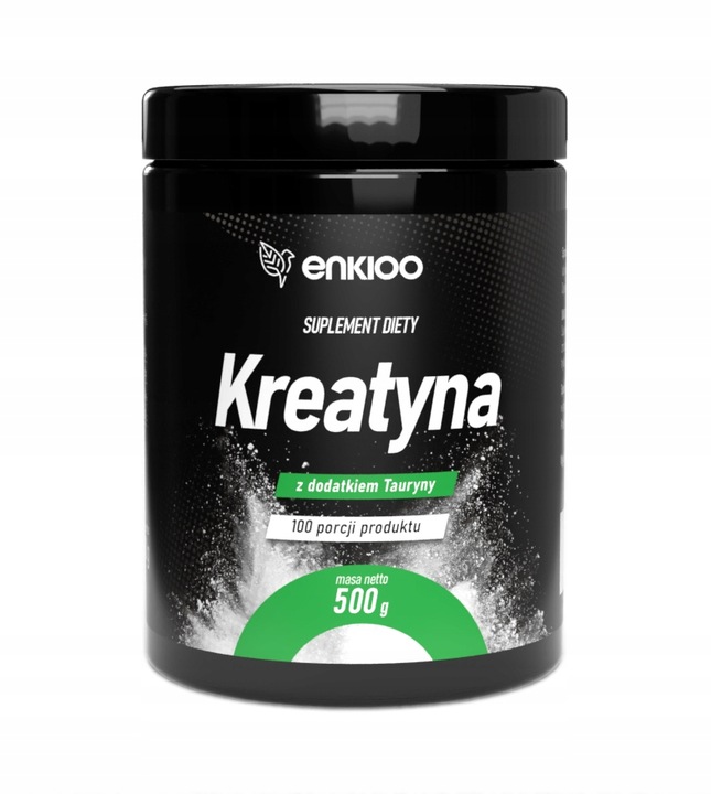 KREATYNA Monohydrat z dodatkiem TAURYNY 500g + Shaker