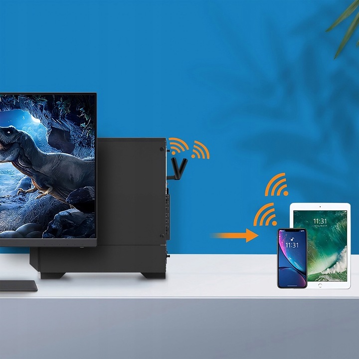 KARTA SIECIOWA WI-FI ADAPTER USB 3.0 1300Mbps DUAL