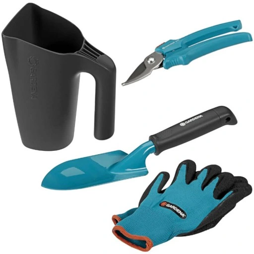 Zestaw narzędzi ogrodniczych z konewką GARDENA