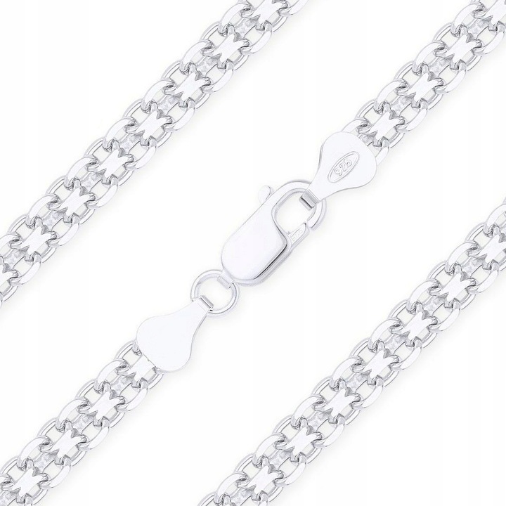 SREBRNY ŁAŃCUSZEK + KRZYŻYK JEZUS CHRYSTUS PR. 925 + GRAWER NA BIERZMOWANIE