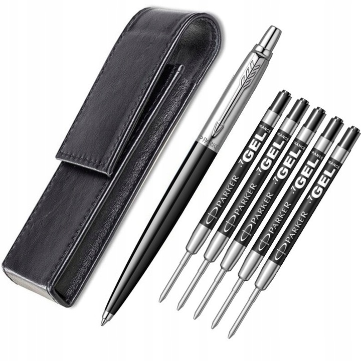 Długopis Parker Jotter ORYGINALNY GRAWER PREZENT WKŁADY CZARNE ŻEL GRATIS