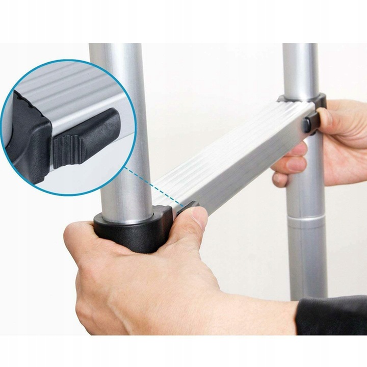 DRABINA TELESKOPOWA PRZEGUBOWA 5M 2XSTABIL /SCHODY