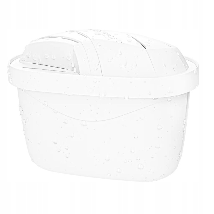 Dzbanek filtrujący SZKLANY 3l WESSPER D2 BOROSILICATE BIAŁY + 4X WKŁAD