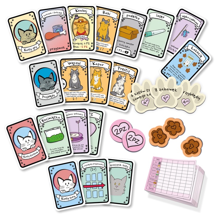 3w1 Najlepsza gra o kotach planszowa 1. ROZSZERZENIE 2. DODATEK PRZYBŁĘDY