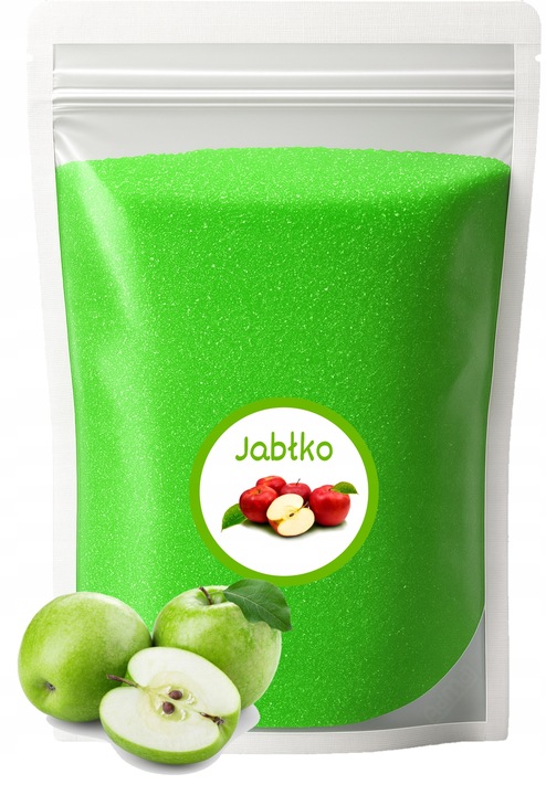 Cukier Kolorowy i Smakowy 4x 1kg Doypack Do Waty Cukrowej Zestaw