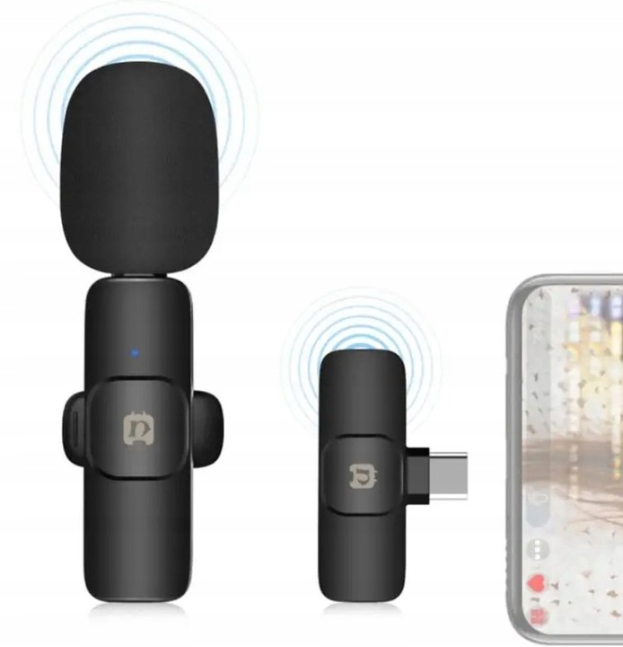Bezprzewodowy Mikrofon Krawatowy na USB C PULUZ PU3082B