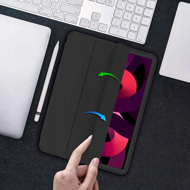 ETUI POKROWIEC CZARNY DO APPLE IPAD AIR 5 10.9'' 2022 A2589 A2591 A2588