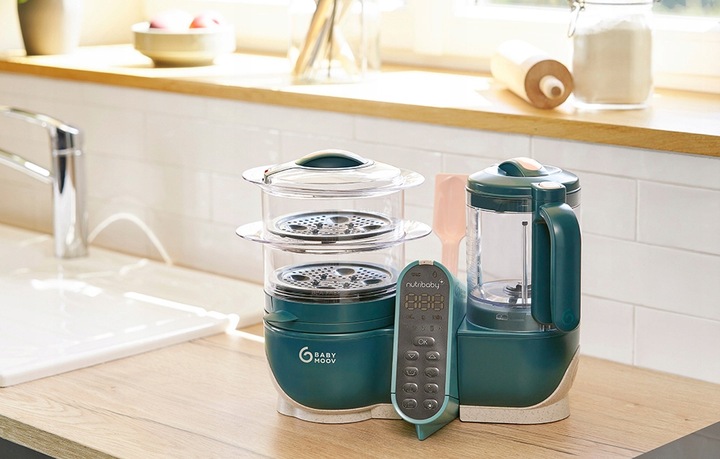 BABYMOOV 6W1 ROBOT KUCHENNY DO GOTOWANIA ZDROWEJ POSIŁKÓW DLA DZIECI 500W