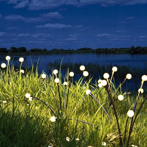 Lampki Ogrodowe Solarne Kulki Oświetlenie 4 Szt
