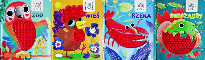 KSIĄŻECZKA KSIĄŻKA DOTYKOWA SENSORYCZNA WIEŚ