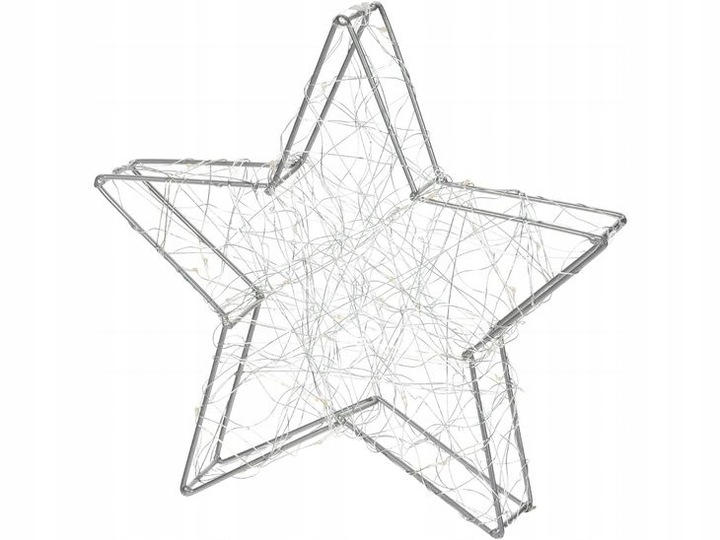 DEKORACJA ŚWIĄTECZNA GWIAZDA 140 LAMPEK LED 3D OZDOBNA IP44