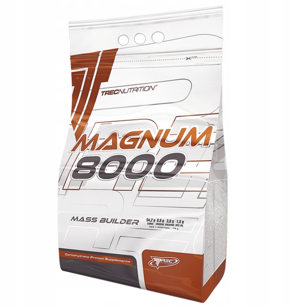 TREC MAGNUM 8000 1000g MEGA MOCNY GAINER NA MASĘ !