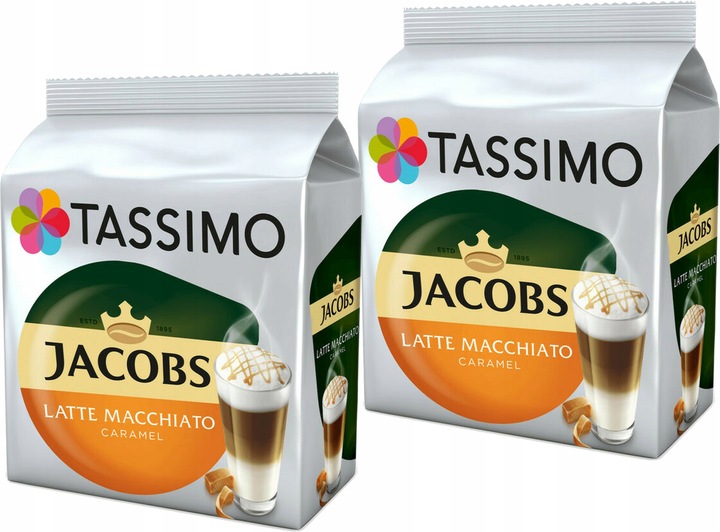 Kapsułki TASSIMO Latte Macchiato CARAMEL 2 x 8