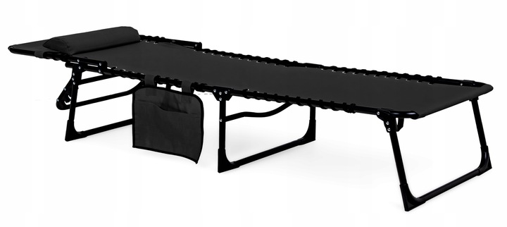 LEŻAK ogrodowy plażowy RIVA SKŁADANY leżanka REGULOWANY łóżko Z ZAGŁÓWKIEM