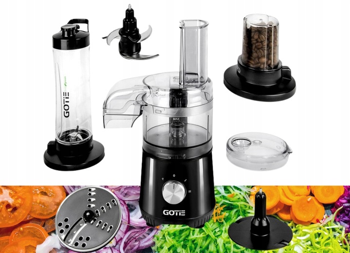 Robot kuchenny Malakser czarny GBW-1000C 400W rozdrabniacz młynek smoothie