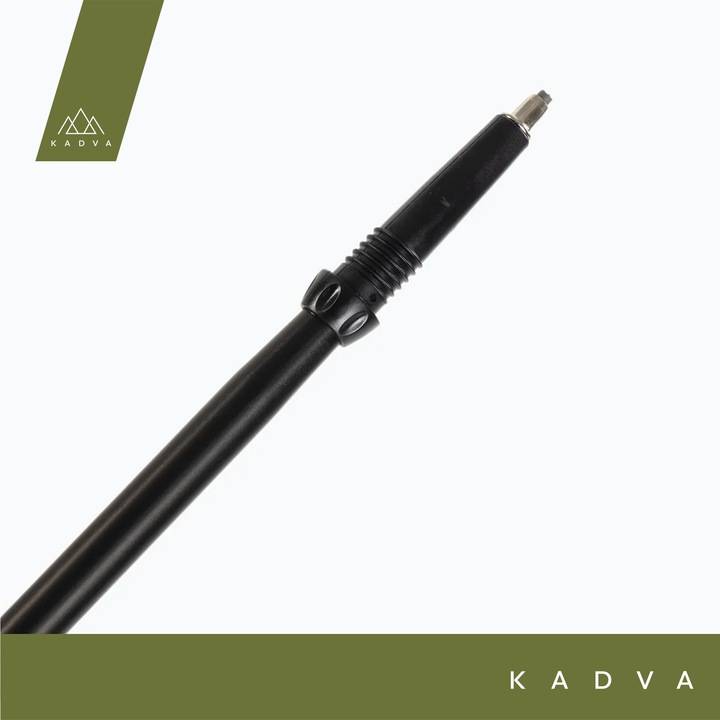 Kije turystyczne KADVA Torre szary 65-135cm KARBONOWE SYSTEM QUICK LOCK