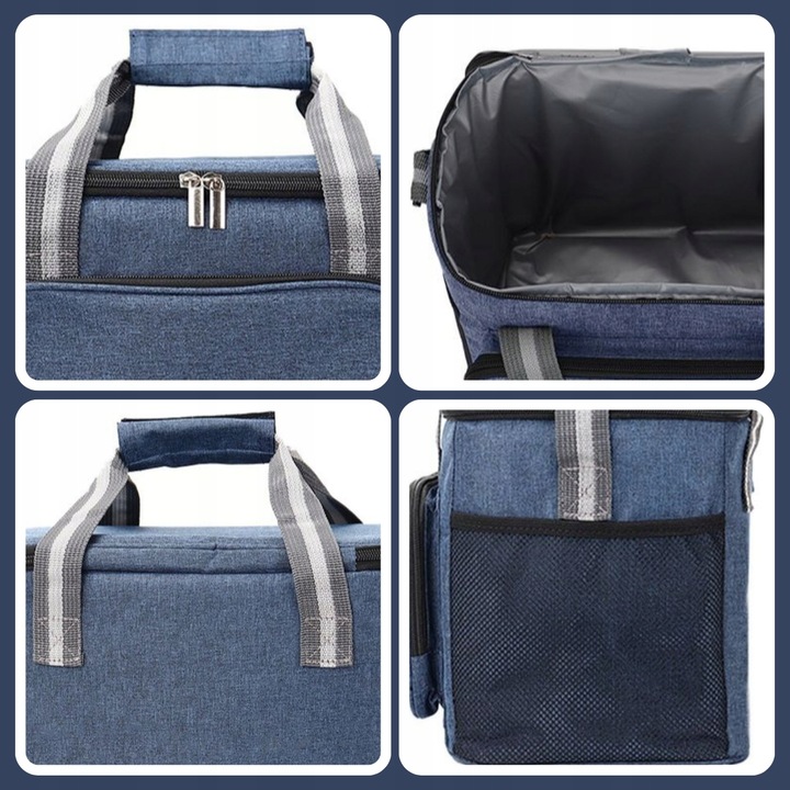 Termiczna Torba na napoje jedzenie Śniadanie duża LUNCH BOX podróżna