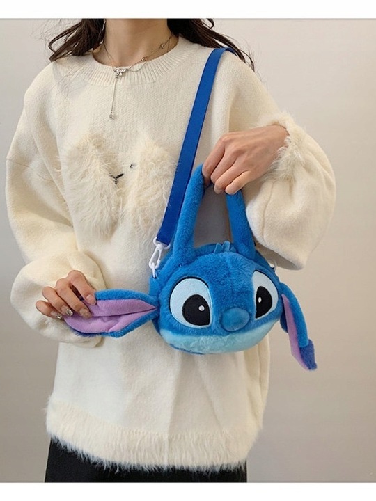 TOREBKA PLUSZAK STICH STITCH MASKOTKA PLUSZOWA TOREBECZKA NA RAMIĘ DZIECI