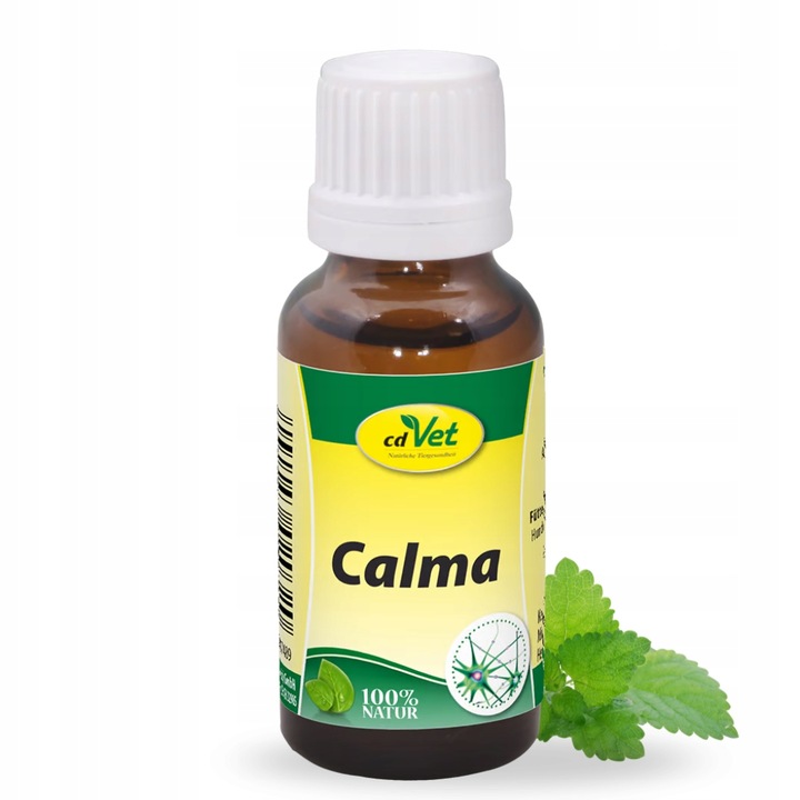 cdVet Calma 20ml - Naturalny Preparat Uspokajający dla Psów | Kotów | Koni