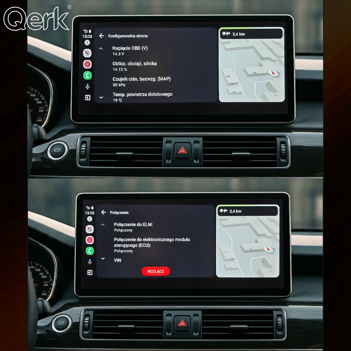 INTERFEJS DIAGNOSTYCZNY Qerk KW905 OBD2 ELM327 BLUETOOTH 5.0 TESTER POLSKI