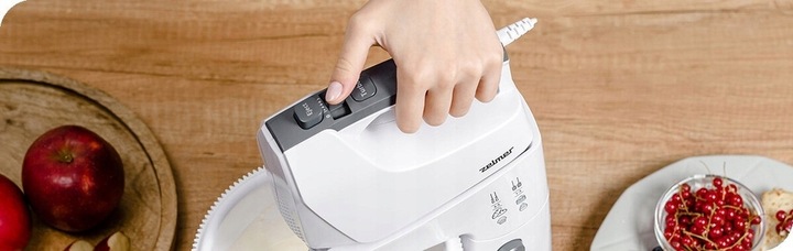 MIKSER RĘCZNY ZELMER ZHM2559 750W BIAŁY 5 POZIOMÓW MOCNY