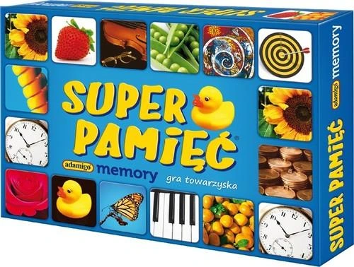 Gra Pamięciowa Memory Super Pamięć Dla Dzieci 5+ Adamigo