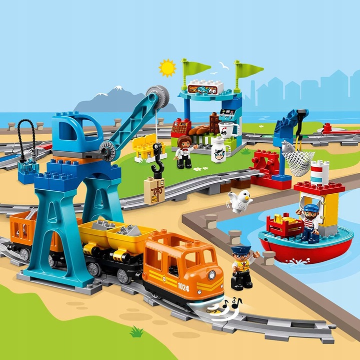 LEGO Duplo 10875 Pociąg towarowy