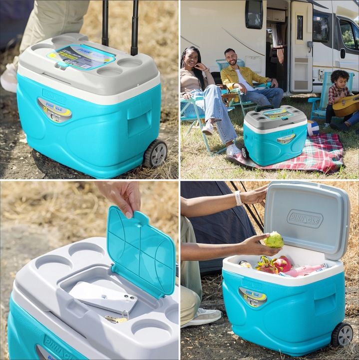 Lodówka Turystyczna na kółkach na wkłady mrożące 30L PINNACLE Prudence