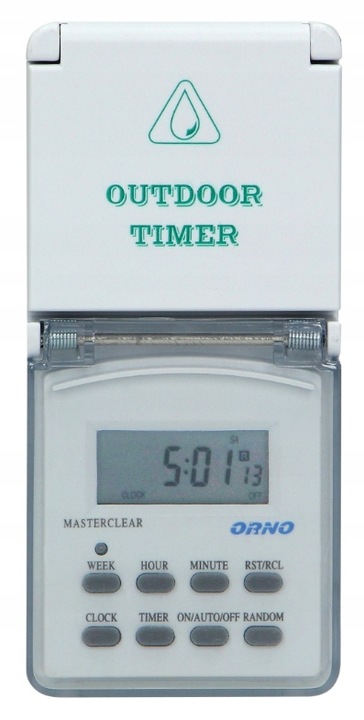 PROGRAMATOR CZASOWY DO GNIAZDA IP44 OR-PRE-432 ORNO