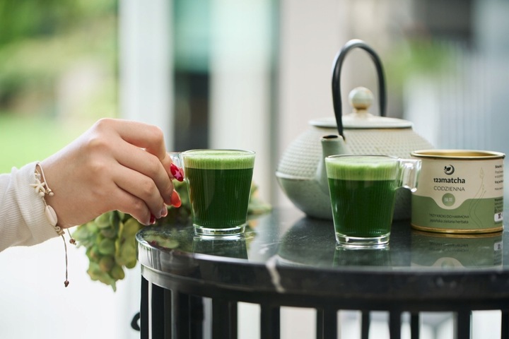 Zielona Herbata MATCHA Codzienna 100g JAPOŃSKA sproszkowana 123Matcha Latte