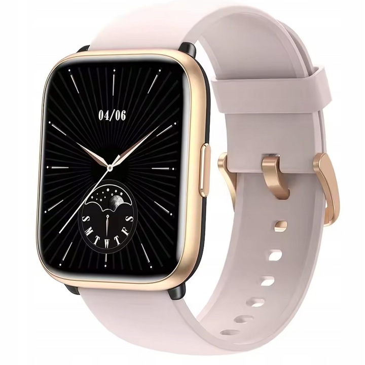 SMARTWATCH ZEGAREK POLSKIE MENU ROZMOWY SPORT SMART WATCH DAMSKI 2 PASKI