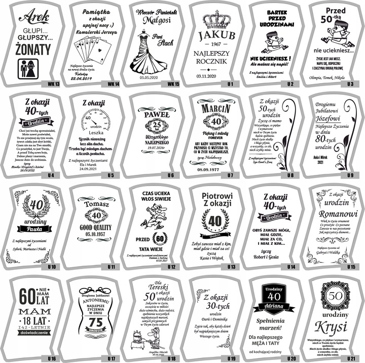 SKRZYNKA KARAFKA SZKLANKI DO WHISKY Z GRAWEREM URODZINY PREZENT