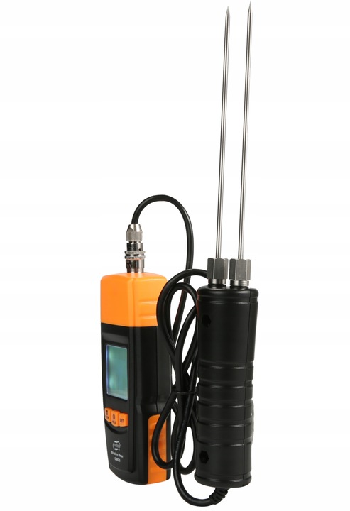 Wilgotnościomierz Miernik Wilgotności do Drewna + Sonda 147cm, Dokładny