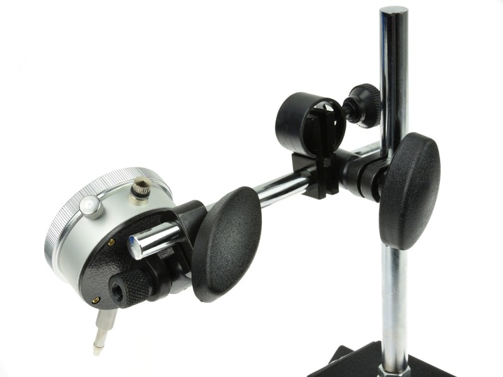 CZUJNIK ZEGAROWY + STATYW MAGNETYCZNY DO MIERZENIA BICIA W WALIZCE