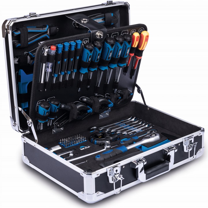 Zestaw Kluczy Nasadowych Narzędzi Walizka Narzędziowa TB200 141 Eelementów
