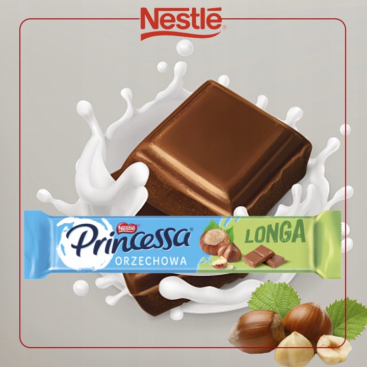 Pakiet Wafel Orzechowy Princessa Longa Nestle 14 x 45 g