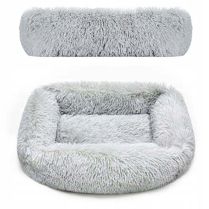 LEGOWISKO Dla Pla Kota Miękkie Puszyste Włochate Poduszka Posłanie 65x55cm