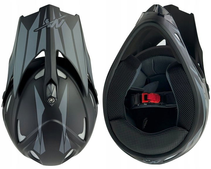 ZESTAW NX KASK + GOGLE DOWNHILL NX EXTREME r.M |KASK ROWEROWY |900g LEKKI