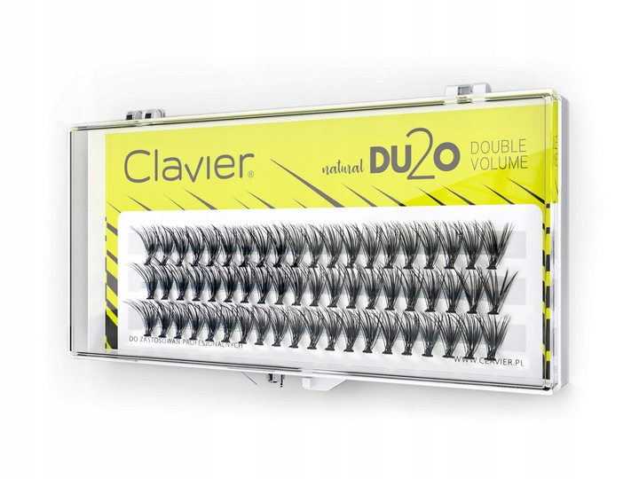 CLAVIER KĘPKI RZĘSY DU2O DOUBLE VOLUME 10 mm