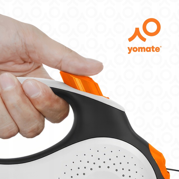 LEKKA SMYCZ AUTOMATYCZNA dla PSA - ZWIJANA / BLOKADA / TAŚMA / 5 METRÓW