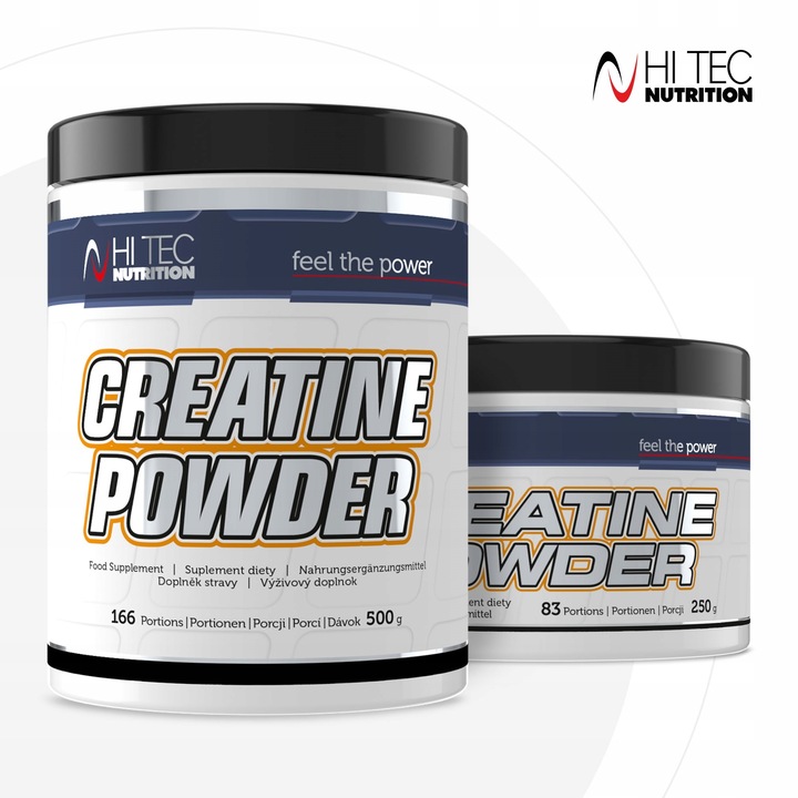 HI TEC Creatine Powder- 500g MONOHYDRAT MASA SIŁA