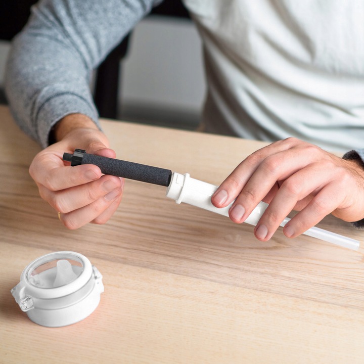 Szklana butelka filtrująca Wessper ActiveMax 0,68l przezroczysta + 3x WKŁAD