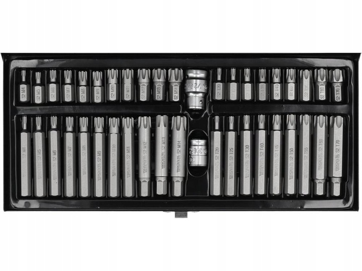 YATO ZESTAW KOŃCÓWEK RIBE TORX SECURITY 42el. BITY