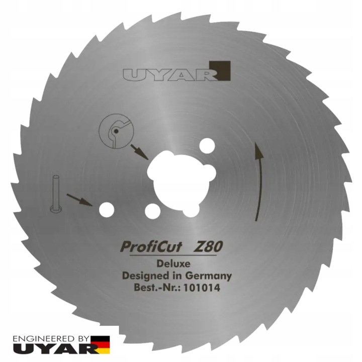Ostrze nóż kebab 80mm UYAR ząbkowane ProfiCut Z80 do Potisa S120/S150/S180