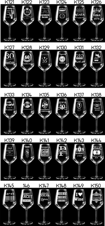 Kieliszek do wina XXL z grawerem prezent dla niej Dzień Kobiet WALENTYNKI