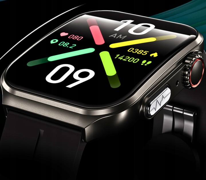 SMARTWATCH Z FUNKCJĄ POMIARU CUKRU GLUKOZA NX15 CIŚNIENIE MENU Polski WATCH