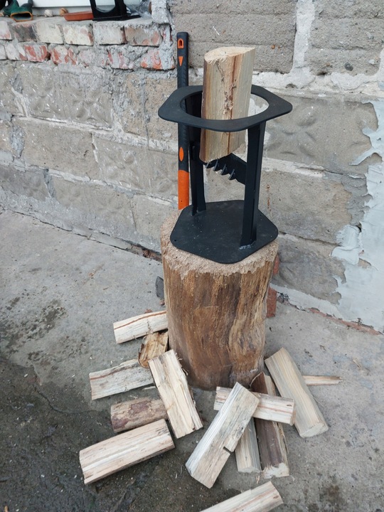 Kiwi łuparka ręczna rozłupywacz do drewna opałowego stojak do łupania