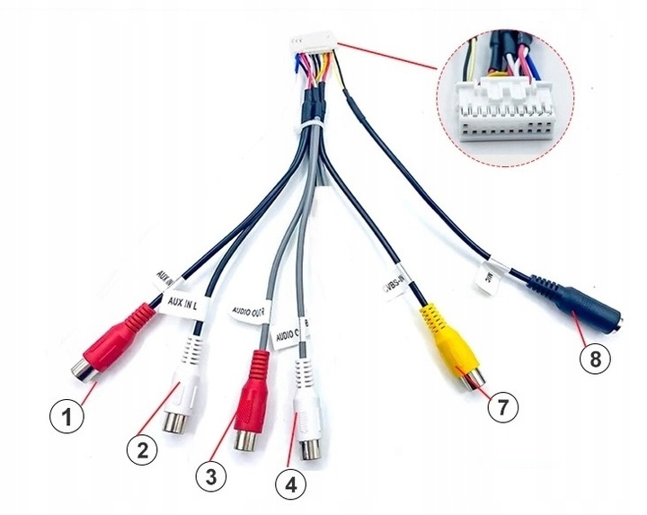 RADIO 2 DIN RDS BLUETOOTH ANDROID AUTO CARPLAY USB 7 CALI 4X50W